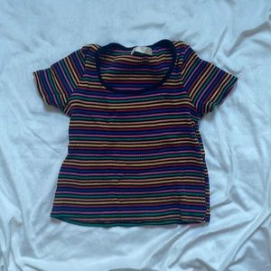 Medium rainbow crop top